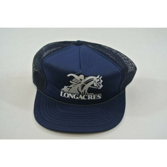 Longacres Snapback Hat Blue One Size That Hat Horse Racing  Made In Korea - Picture 1 of 8